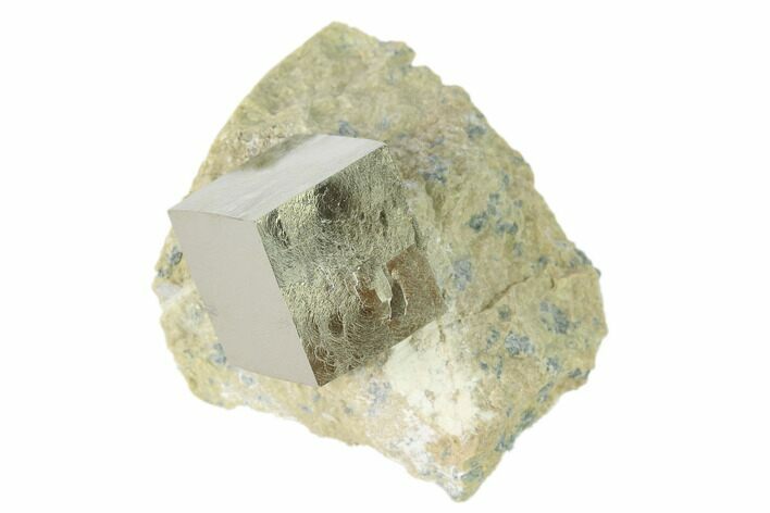 Pyrite Cube In Matrix - Navajun, Spain #136706